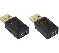 PremiumCord Adattatore USB A a Mini USB, Maschio a Femmina, M/F, kur-10 (Confezione da 2)