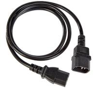 PremiumCord Alimentatore per PC 230V 1m, Prolunga IEC 320, Presa di Corrente, IEC 320 C13 a C14, Cavo di Alimentazione, Colore Nero