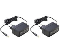 PremiumCord Alimentatore Universale 230V / 5V / 4A, Alimentatore AC/DC, Adattatore di Alimentazione per Router e Altri Dispositivi, Spina di Uscita da 5,5mm / 2,1mm, Nero, Lunghezza Cavo 1,8m