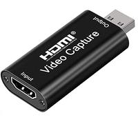 PremiumCord Capture/Grabber HDMI per Registrare Segnali Video e Audio su un Computer Tramite USB, Risoluzione 4K a 30 Hz, Full HD @ 30 Hz, Plug and Play, Nero