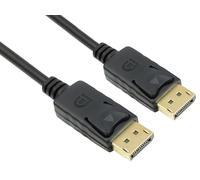 PremiumCord Cavo 16K Displayport 2.0 M/M 2 m, Spina a Spina, 80 Gbps, Video 16K@60Hz, 8K@120Hz, 4K@144Hz 2160p, HDCP 2.2, Connettori Placcati Oro, Nero