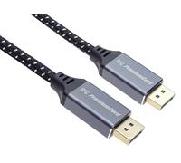 PremiumCord Cavo 8K Displayport 1.4 M/M 1 m, Spina a Spina, 32,4 Gbps, Video 8K@30Hz, 5K@60Hz, 4K@120Hz 2160p, HDCP 2.2, Connettori Placcati Oro, Treccia In Tessuto