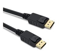 PremiumCord Cavo 8K Displayport 1.4 M/M 3 m, Spina a Spina, 32,4 Gbps, Video 8K@30Hz, 5K@60Hz, 4K@120Hz 2160p, HDCP 2.2, Connettori Placcati Oro, Nero
