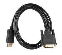 PremiumCord Cavo Adattatore DisplayPort a DVI M/M 3 m, DP 1.1 a DVI a 1,65 Gbps, Compatibile con Video Full HD 1080p 60 Hz, Nero