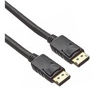 PremiumCord Cavo di Collegamento 4K Displayport 1.2 M/M 1,5 m, Spina a Spina, 18 Gbps, Video 4K@60Hz 2160p, Full HD 1080p, HDCP, Connettori Placcati Oro, Nero