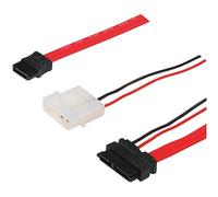 PremiumCord Cavo di Collegamento SATA 13 Pin/m - SATA 7 Pin, Tipo L/m + Alimentazione 4 Pin/m