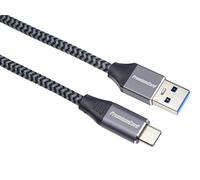PremiumCord Cavo di Collegamento USB 3.2 Gen 1, Cavo Dati Superspeed Fino a 5 Gbit/s, Cavo di Ricarica Fino a 3 A, Potenza 60 W, da USB Tipo A Maschio a USB Tipo C Maschio, Colore Nero, Lunghezza 1m