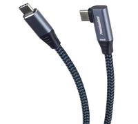 PremiumCord Cavo di Collegamento USB-C 3.2 Gen 2x2, Cavo Dati Superspeed Fino a 20Gbit/s, Cavo di Ricarica Fino a 5A, Potenza 100W, PD 3.0 / QC 4.0, USB 3.2 Generation 2x2, Nero, Lunghezza 2m