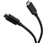 PremiumCord Cavo di Collegamento USB-C 3.2 Gen 2x2, Cavo Dati Superspeed Fino a 20Gbit/s, Cavo di Ricarica Fino a 3A, Potenza 60W, PD 3.0 / QC 4.0, USB 3.2 Generation 2x2, Colore Nero, Lunghezza 2m