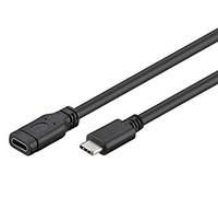 PremiumCord - Cavo di prolunga USB 3.1 Spina C/Spina C/Presa, Nero, 1 m