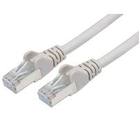 PremiumCord Cavo Patch Cat 5e FTP, 1Gbit/s, Cavo Ethernet, LAN, RJ45 Connettori, Flessibile e Robusto, AWG 26/7, Conduttori 100% CU, Grigio, 20 m