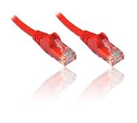 PremiumCord Cavo Patch Cat 5e UTP, 1Gbit/s, Cavo Ethernet, LAN, RJ45 Connettori, Flessibile e Robusto, AWG 26/7, Conduttori 100% CU, Rosso, 1 m