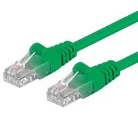 PremiumCord Cavo Patch Cat 5e UTP, 1Gbit/s, Cavo Ethernet, LAN, RJ45 Connettori, Flessibile e Robusto, AWG 26/7, Conduttori 100% CU, Verde, 1 m