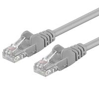 PremiumCord Cavo Patch CAT 5e UTP, 1Gbit/s, Cavo Ethernet, LAN, RJ45 Connettori, Flessibile e Robusto, AWG 26/7, Conduttori 100% CU, Grigio, 50 m