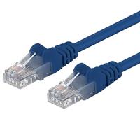 PremiumCord Cavo Patch Cat 6 UTP, 1Gbit/s, Cavo Ethernet, LAN, RJ45 Connettori, Flessibile e Robusto, AWG 26/7, Conduttori 100% CU, Blu, 10 m