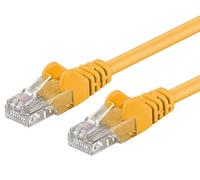 PremiumCord Cavo Patch Cat 6 UTP, 1Gbit/s, Cavo Ethernet, LAN, RJ45 Connettori, Flessibile e Robusto, AWG 26/7, Conduttori 100% CU, Giallo, 5 m
