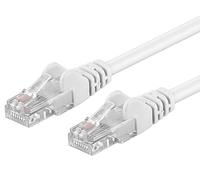 PremiumCord Cavo Patch Cat 6 UTP, 1Gbit/s, Cavo Ethernet, LAN, RJ45 Connettori, Flessibile e Robusto, AWG 26/7, Conduttori 100% CU, Bianco, 2 m