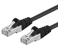 PremiumCord Cavo Patch Cat 6a S/FTP, 10Gbit/s, Cavo Ethernet, LAN, RJ45 Connettori, Flessibile e Robusto, AWG 26/7, Conduttori 100% CU, Nero, 2 m