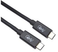 PremiumCord Cavo USB4™ Type C, Thunderbolt 3, 8K@60Hz, Cavo Dati Ultraspeed Fino a 40Gbit/s, Connettore Type C, Ricarica Rapida Fino a 5A, Colore Nero, Lunghezza 1,2m
