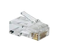 PremiumCord - Connettore RJ45 8 Poli per Cavi, Confezione da 10 Pezzi in Sacchetto