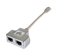 PremiumCord - Distributore modulare RJ45 a 2 Porte 10/100Base T