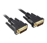 PremiumCord DVI-D (M)/DVI-D (M), 3m cavo DVI Nero