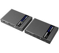 PremiumCord Extender KVM HDMI 2.0 Ultra HD Fino a 70 m con Trasmissione USB Tramite Cavo Patch Cat6/Cat6a/Cat7, alloggiamento in Metallo, Compatibile con 4Kx2K @ 60Hz