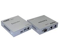 PremiumCord HDMI Extender HDBaseT 4K Fino a 100 m Via Cavo Patch Cat6/Cat6a/Cat7, Tramite IP, 1 TX su Molti RX, Alloggiamento in Metallo, Compatibile con 4K 2160p UHD, Full HD 1080p, 3D, Dolby True HD