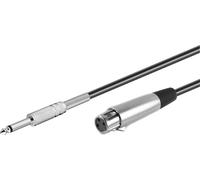 PremiumCord Jack 6.3mm-XLR M/F 6 m Cavo per microfono