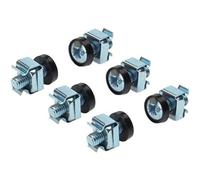 PremiumCord Kit di Montaggio Rack, 50 Viti M6, 50 Dado, 50 Dischi in plastica