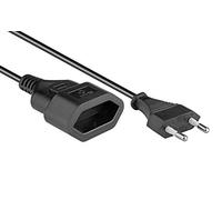 PremiumCord - Prolunga Cavo di Alimentazione per PC, 230 V, Spina Europea, 5 m -
