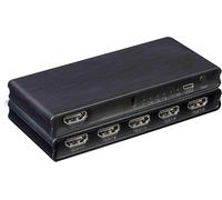 PremiumCord Switch 4K HDMI 5:1 Con Telecomando, UHD 4K 2160p 60Hz, Full HD 1080p, 3D, HDCP 2.2, ARC, Alimentazione 5V/1A, Plastica, Nero