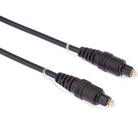 PremiumCord Toslink - Cavo Audio Ottico Toslink Maschio, 0,5 m, Toslink Plug On, Cavo Digitale per TV Stereo Hi-Fi Stereo, HQ Audio Saldato, Colore Nero