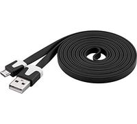 PremiumCord USB - Cavo di collegamento in PVC micro USB 2m, spina da USB A a micro B, cavo dati USB 2.0 ad alta velocità, 2x schermato, AWG28, nero, lunghezza 2m