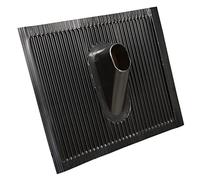 PremiumX - Copertura del tetto tegola in alluminio copertura del tetto nera tegola tegola per albero satellite e staffa trave