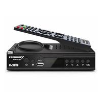 PremiumX - Ricevitore satellitare FTA 522 HD | DVB-S2, compatibile con Unicable, HDMI e SCART, 2 USB, lettore multimediale, Full HD, trasmettitore tedesco preinstallato