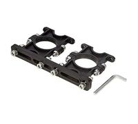 PremiumX Supporto Multifeed universale a 2 vie in plastica dura (plastica) Ø 40mm compatibile con tutte le antenne satellitari