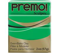 Premo Sculpey Polymer Clay 2oz-Green
