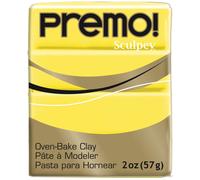 Premo Sculpey Polymer Clay 2oz-Zinc Yellow Hue