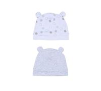Prénatal, Set 2 Cappellini in 100% Morbido Cotone per Neonato/Neonata