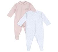 Prénatal, Set 2 Tutine Neonata 100% Cotone, con Comoda Apertura con Bottoncini, Ideali per la Primavera