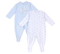 Prénatal, Set 2 Tutine Neonato 100% Cotone, con Comoda Apertura con Bottoncini, Ideali per la Primavera