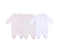 Prénatal, Set 3 Tutine in Morbida Ciniglia con comoda Apertura, Adatte alla Stagione Invernale, Neonata, 6-9 Mesi