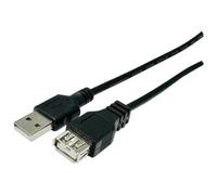 PRENDELUZ Adattatore USB maschio a femmina, lunghezza 0,30 m, ideale per estendere connessioni e trasferire dati tra dispositivi.