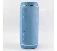 PRENDELUZ Altoparlante wireless portatile con Bluetooth, radio, lettore di schede micro SD, blu