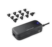 PRENDELUZ Caricatore automatico universale TOOQ TQLC-90BS02AT 90W 2XUSB 12 connettori