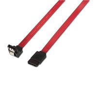 PRENDELUZ Cavo dati SATA a gomito 0,5 m con ancoraggi, ideale per collegare dischi rigidi e SSD in apparecchiature informatiche.