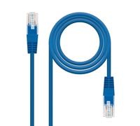 PRENDELUZ Cavo di rete Cat.5e UTP, AWG24, 1,0 m, blu, ideale per connessioni Ethernet veloci ed efficienti nelle reti locali.