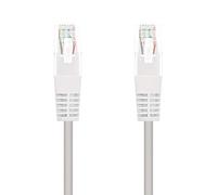 PRENDELUZ Cavo di rete UTP Cat.5e AWG24 bianco 1,0 m, ideale per connessioni Ethernet ad alta velocità e trasmissione dati.