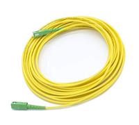 PRENDELUZ Cavo Fibra Ottica Universale Colore Giallo- SC/APC a SC/APC monomodale simplex 9/125, Compatibile con Telecom italia, Windtre, Iliad, Vodafone, Tiscali, Fastweb. (10 metri)